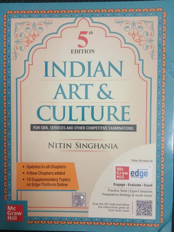 5th Edition Indian Art & Culture Book By Nithin Singhania TMH