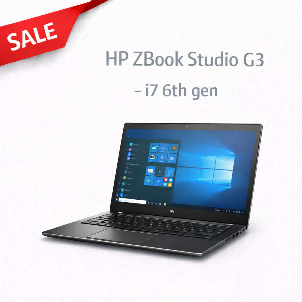 CBE) Hp zbook Studio G3 - i7 6th gen HQ processor, with 4gb
