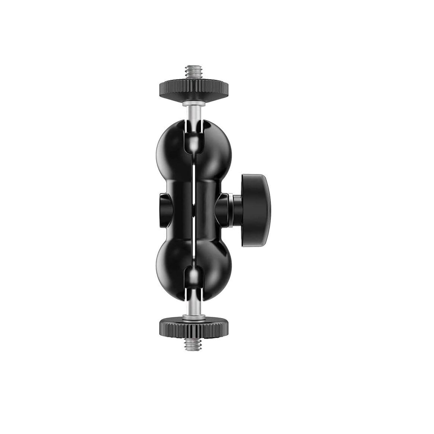 PHOTOMAX Dual Ballhead Articulating Adjustable Arm with 1/4" Tripod Screw Super Clamp for DSLR Camera (Dual Ballhead)