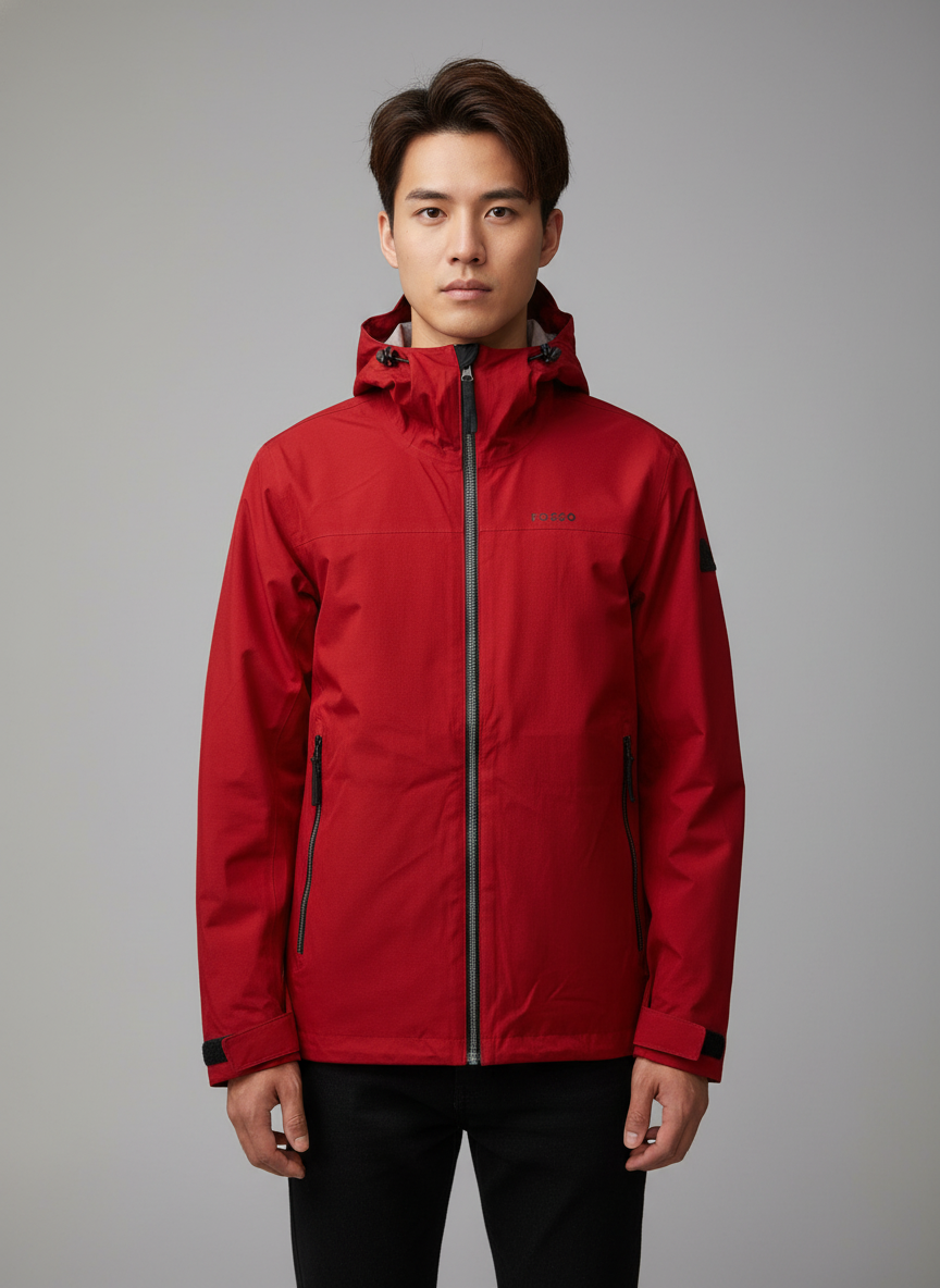 Shell Style Jacket All-Weather Hooded Shell Jacket. - YuneekwaY