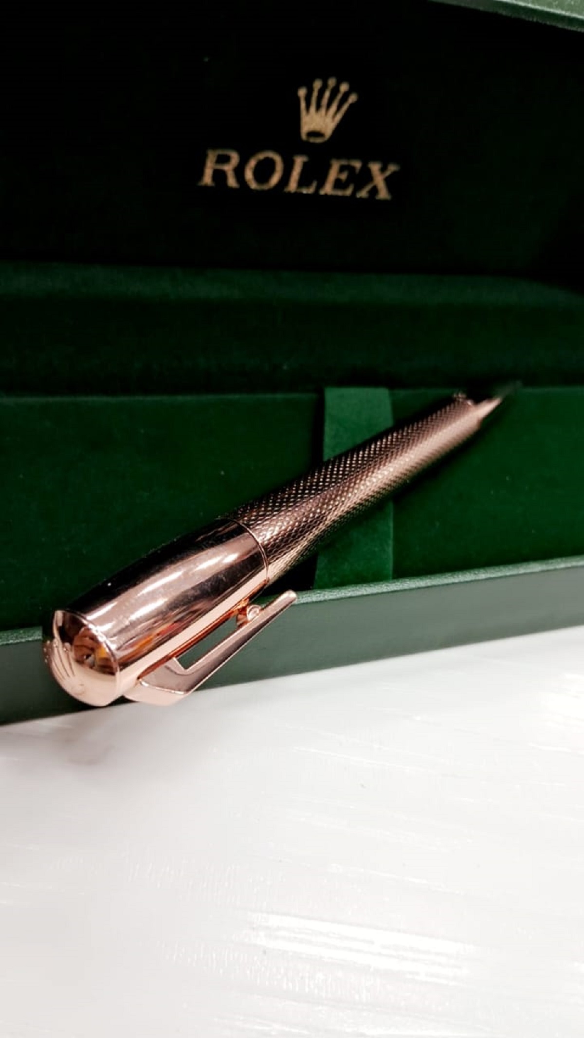 Luxury Rolex Pen in Rose Gold Colour Premium Writing