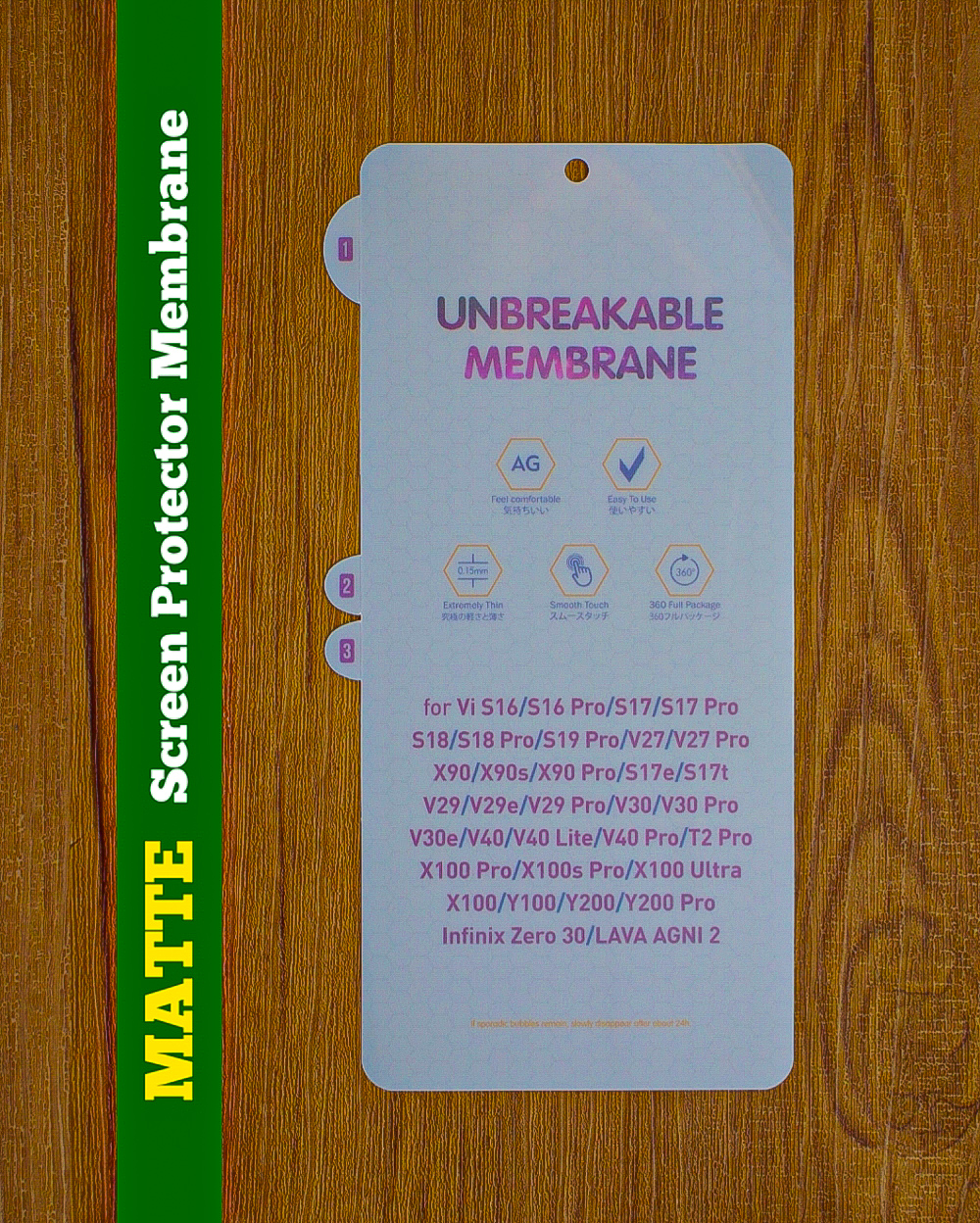 Iqoo Z9S Matte Screen Protector with Camera Hole