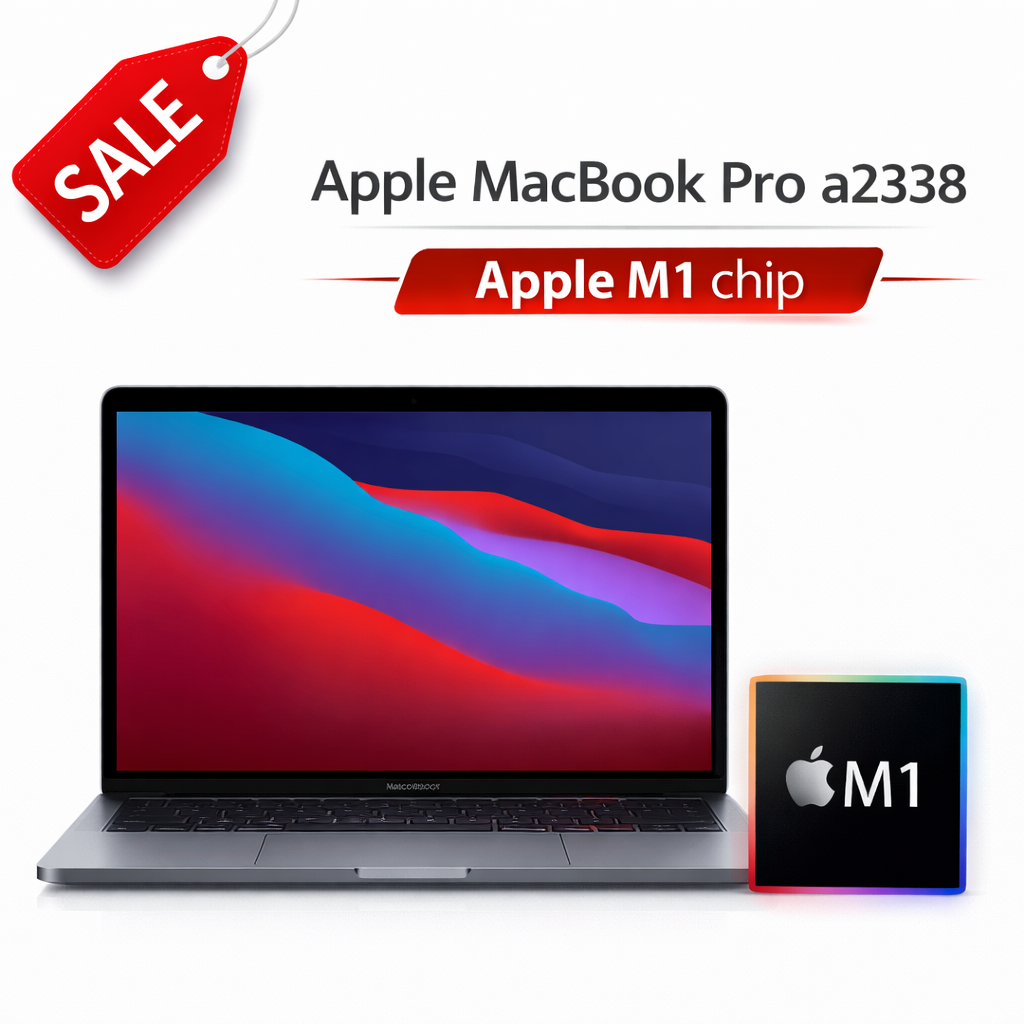 Apple MacBook Pro a2338 - 2020 - M1 chip 8core, 8gb ram, 256gb ssd