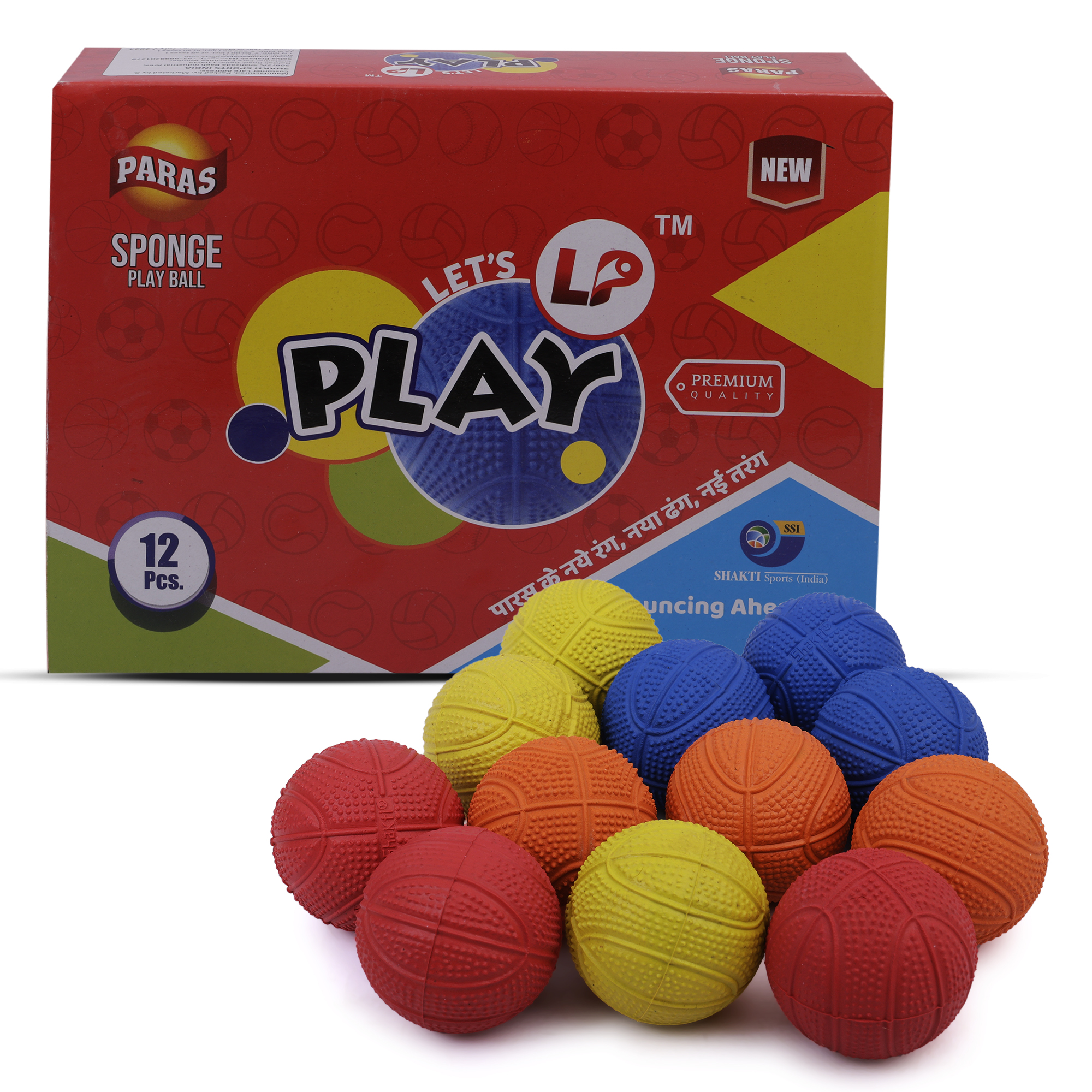 Buy Let's Play Paras Cricket Rubber Ball Online