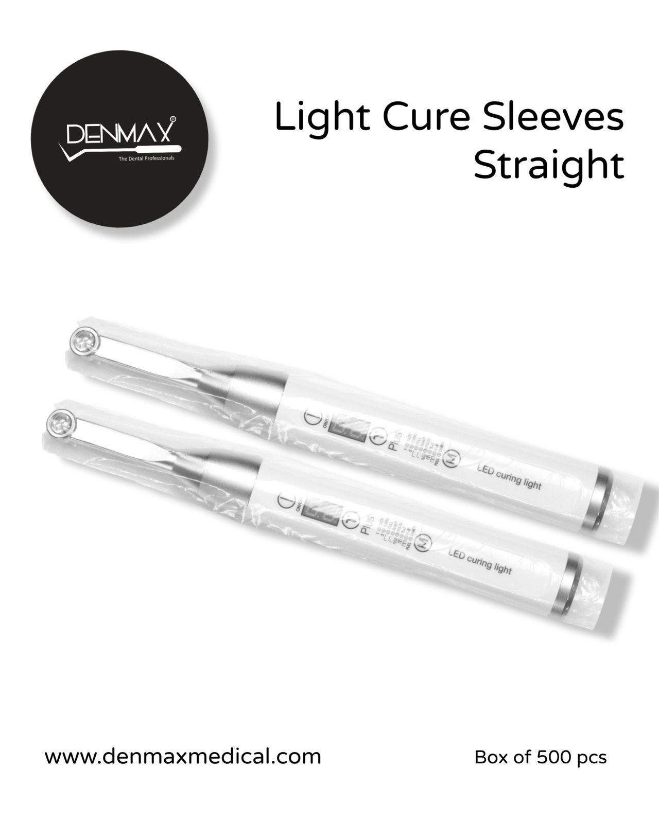 Plasdent Dental Curing Light Cover Sleeves For Demi - 400 Count Box (Sleeves Only)