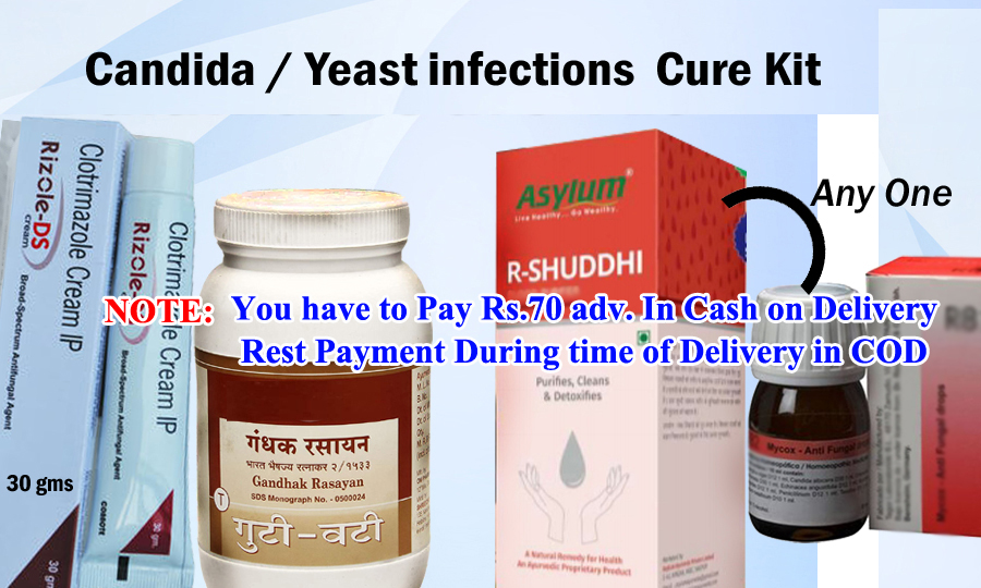 Candida & Vaginal Yeast Cure Kit- Pack Of 3 Medicines - MEDLIFE PLUS