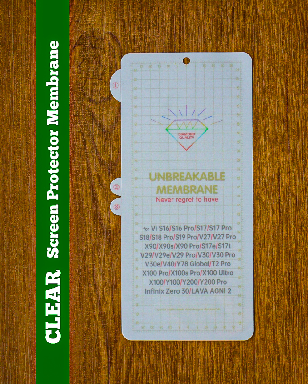 Iqoo Z9S Clear Screen Protector Membrane Camera Hole