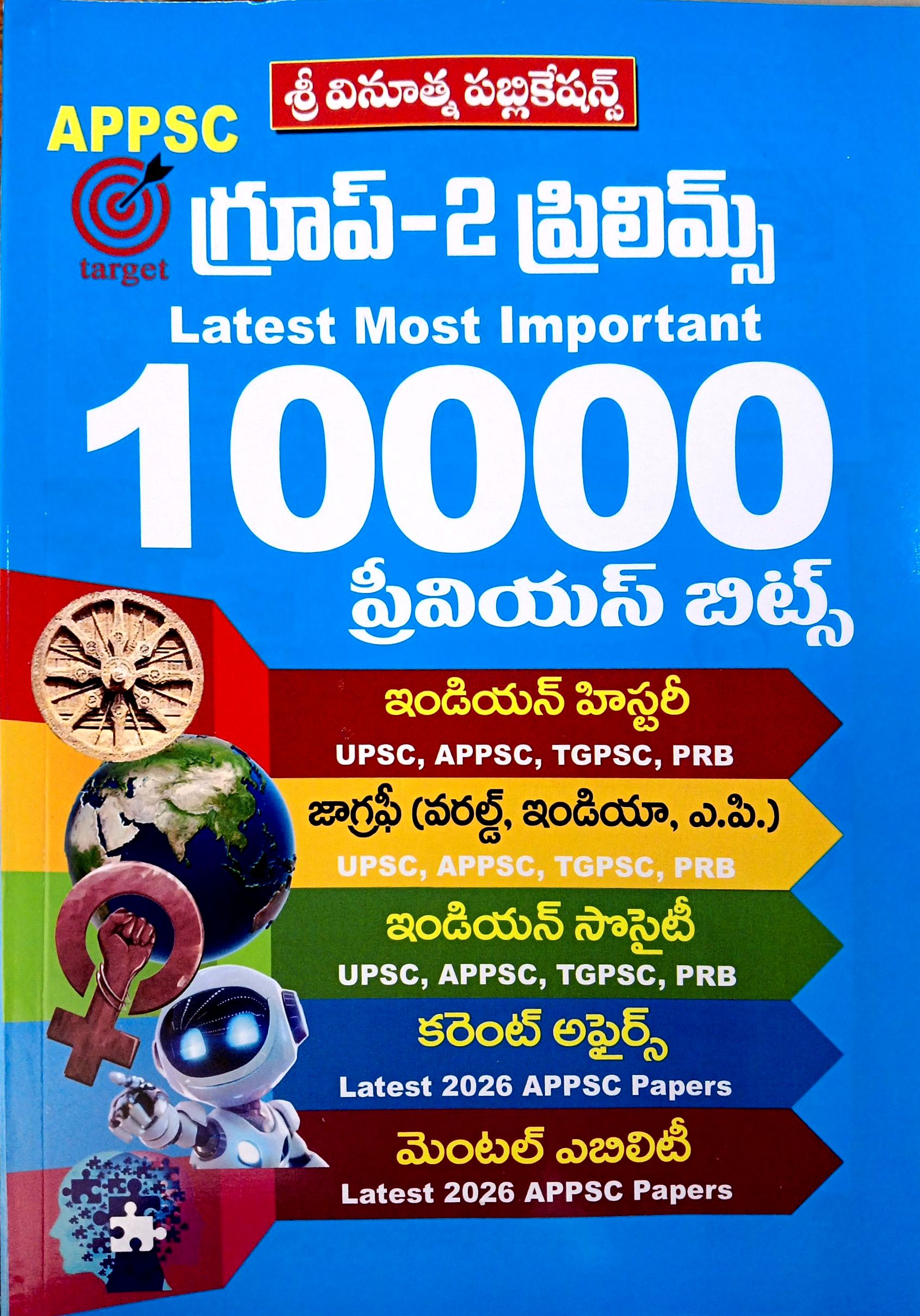 2026 VINOOTHNA GROUP -II PREILIMS 10000 PREVIOUS BITS TELUGU MEDIUM ...