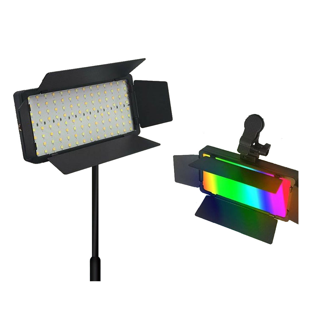 PHOTOMAX PRO LED 300 RGB Video Light – Professional Multicolor Panel for Photography, Live Streaming & Content Creation (3200-6500K Adjustable, Rechargeable)