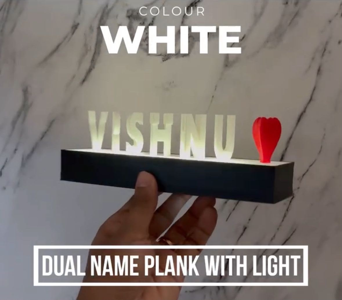 Dual-Name Nameplate (N-2) - Vextro3D LAB