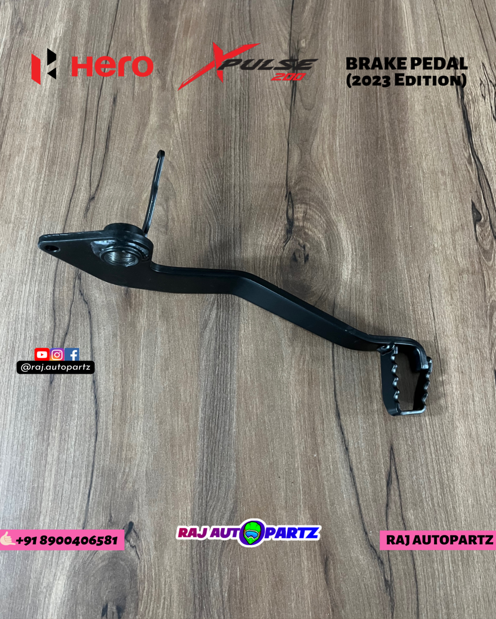 HERO XPULSE 2023 Edition Brake Pedal HERO GENUINE PARTS