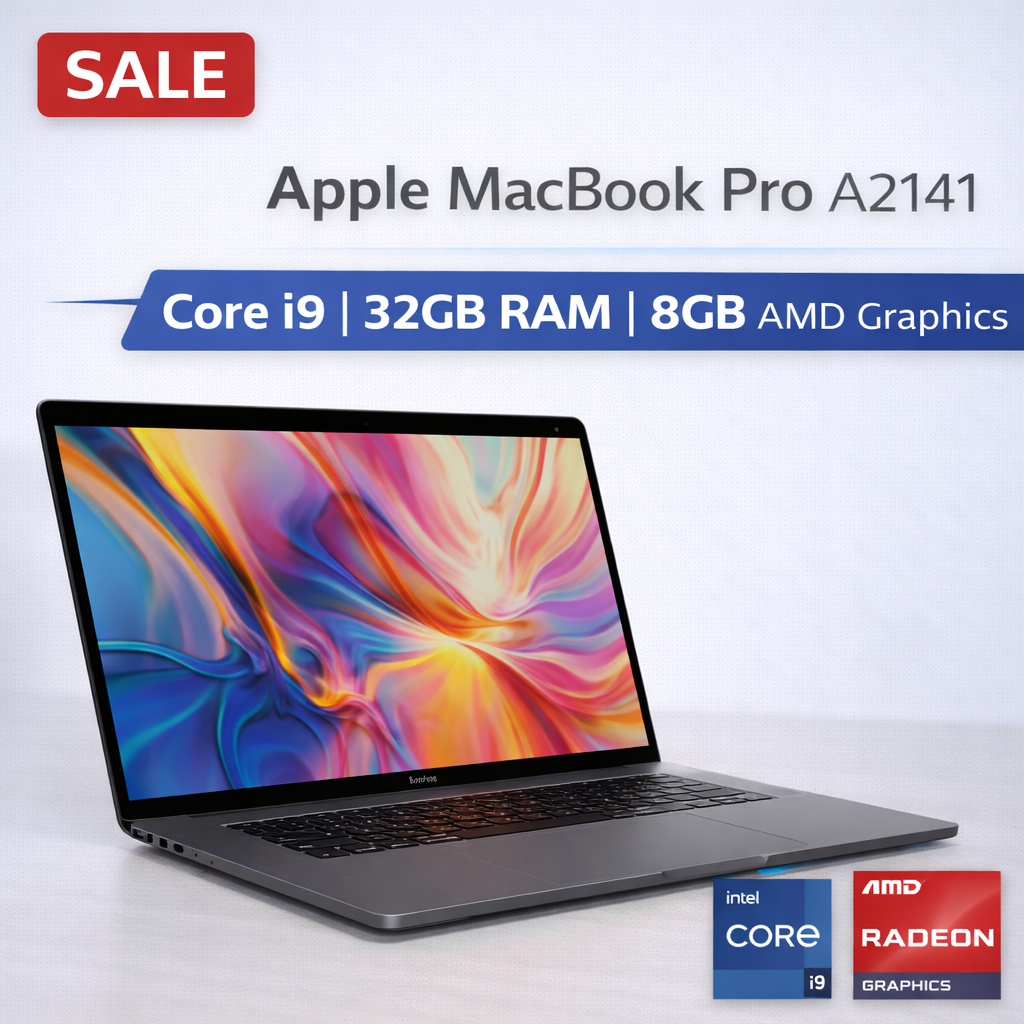 Apple MacBook Pro a2141 - 2019 - i9 32gb ram, 1tb ssd with 9.5gb