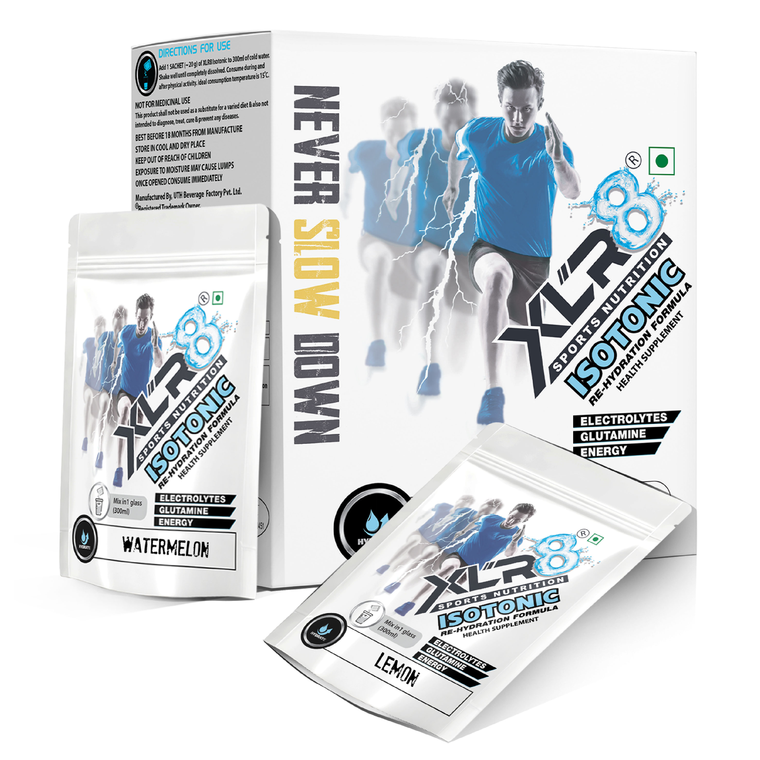 XLR8 Isotonic ReHydration Instant Formula Extended Workout Electrolyte