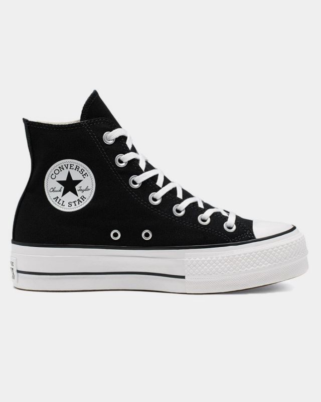 CHUCK TAYLOR ALL STAR PLATFORM HI (BLACK) - INDIACONVERSE