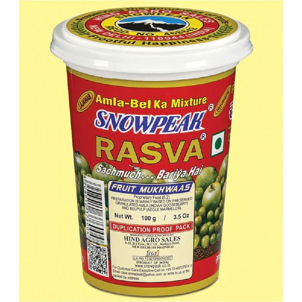 Snowpeak Rasva 100gm - Chandigarh Distributors (Wholesale Only)