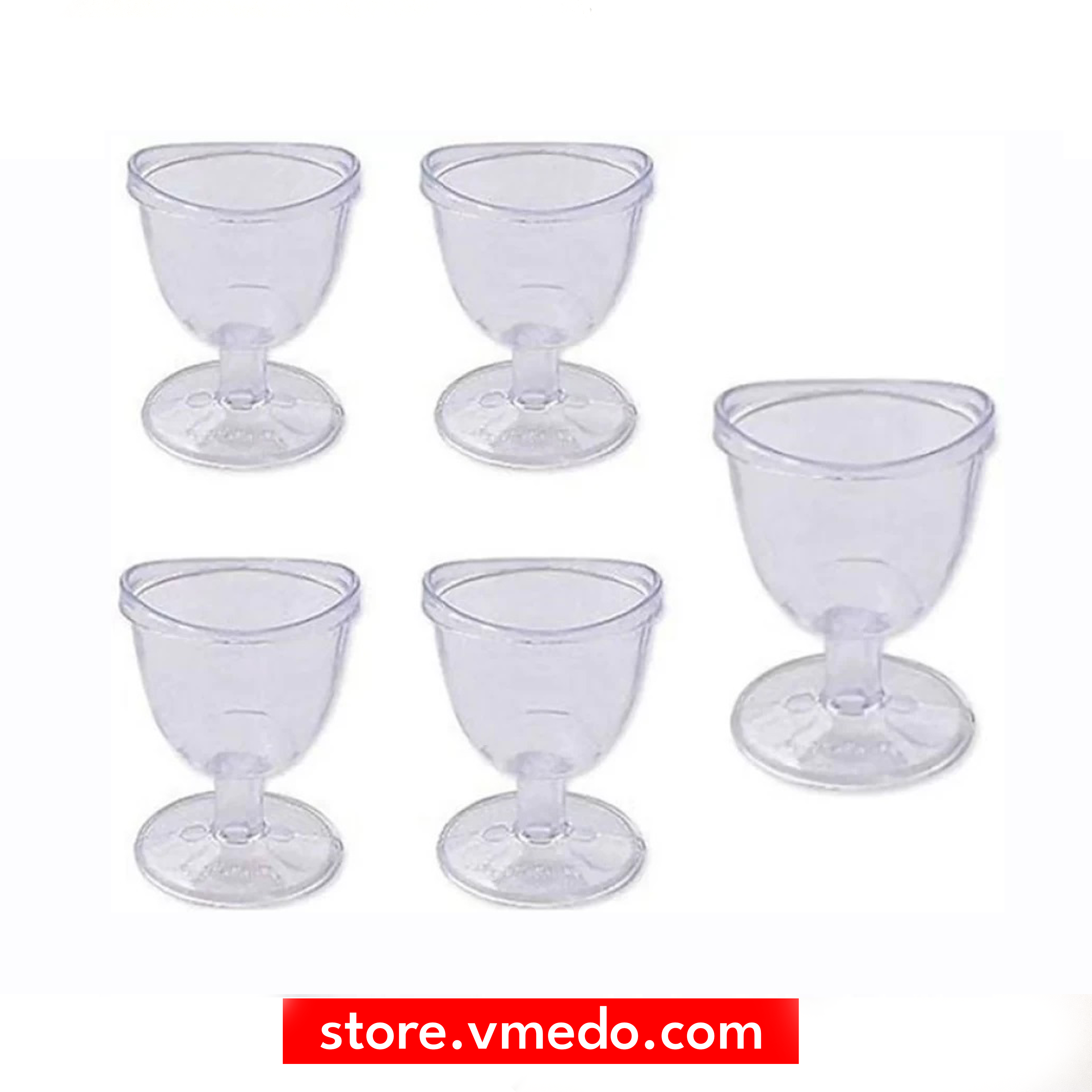 2x Eye Wash Cups Eye Cleaning Cup Tool Eye Shaped Rim Keep Your Eyes