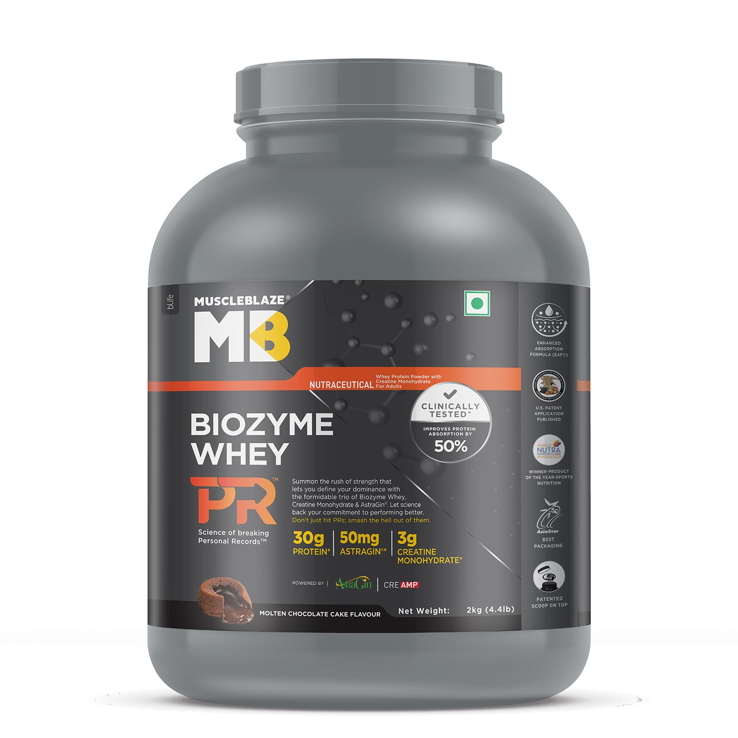 Muscleblaze Biozyme PR Whey Protein Powder 2Kg - Image 1