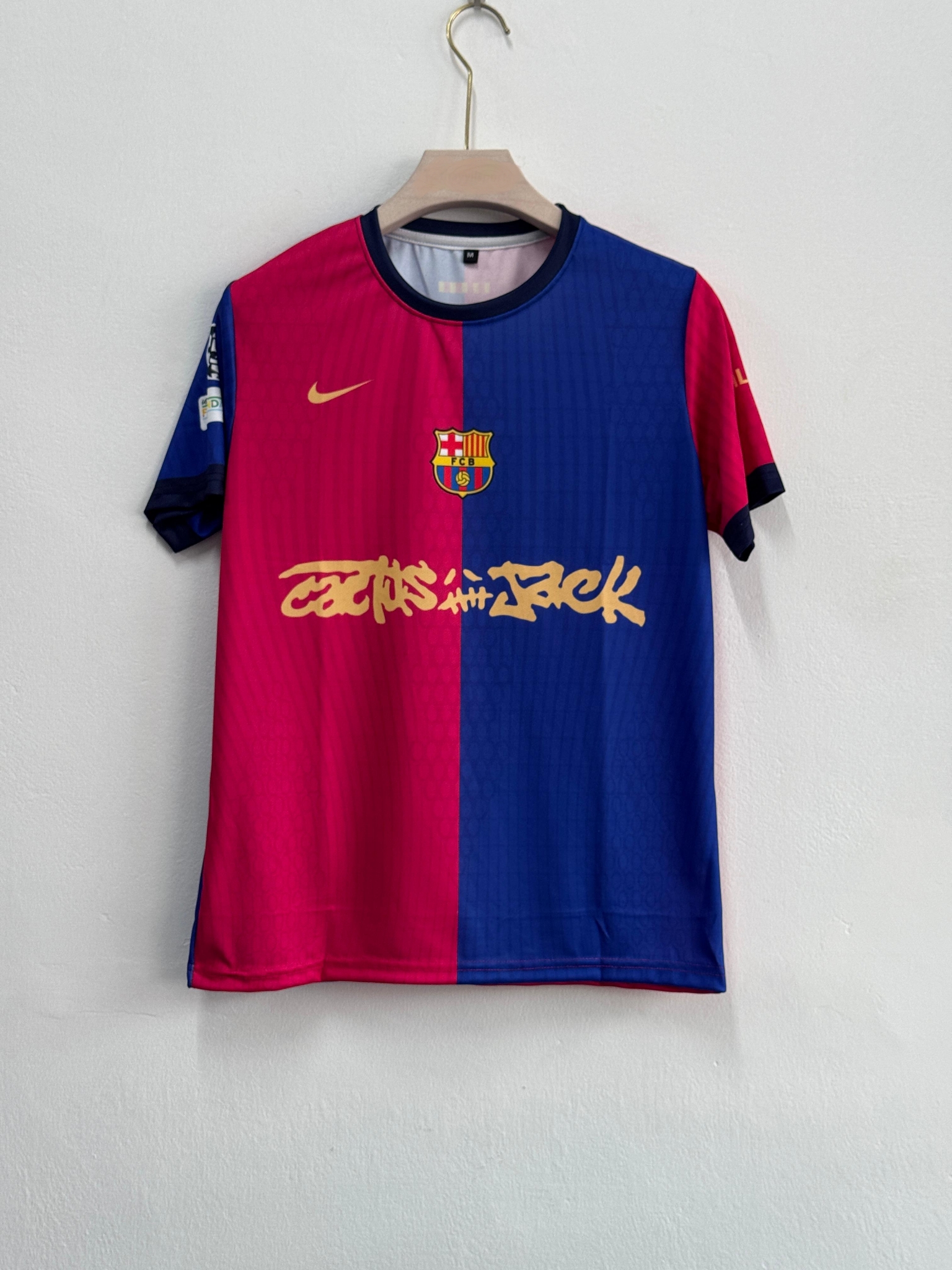 FC Barcelona × トラヴィス Sサイズ FC Barcelona x Travis Scott Limited Edition Match Home 2024