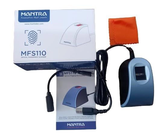 MANTRA MFS110 L1 with Aadhaar RD Service Biometric Fingerprint - EMITRA ...