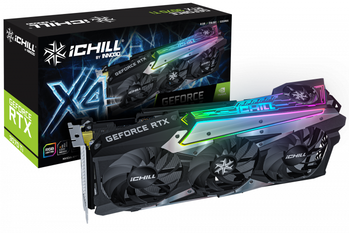 Buy INNO3D RTX 3070Ti ICHILL X4 8GB GDDR6X 256bit | Used GPU