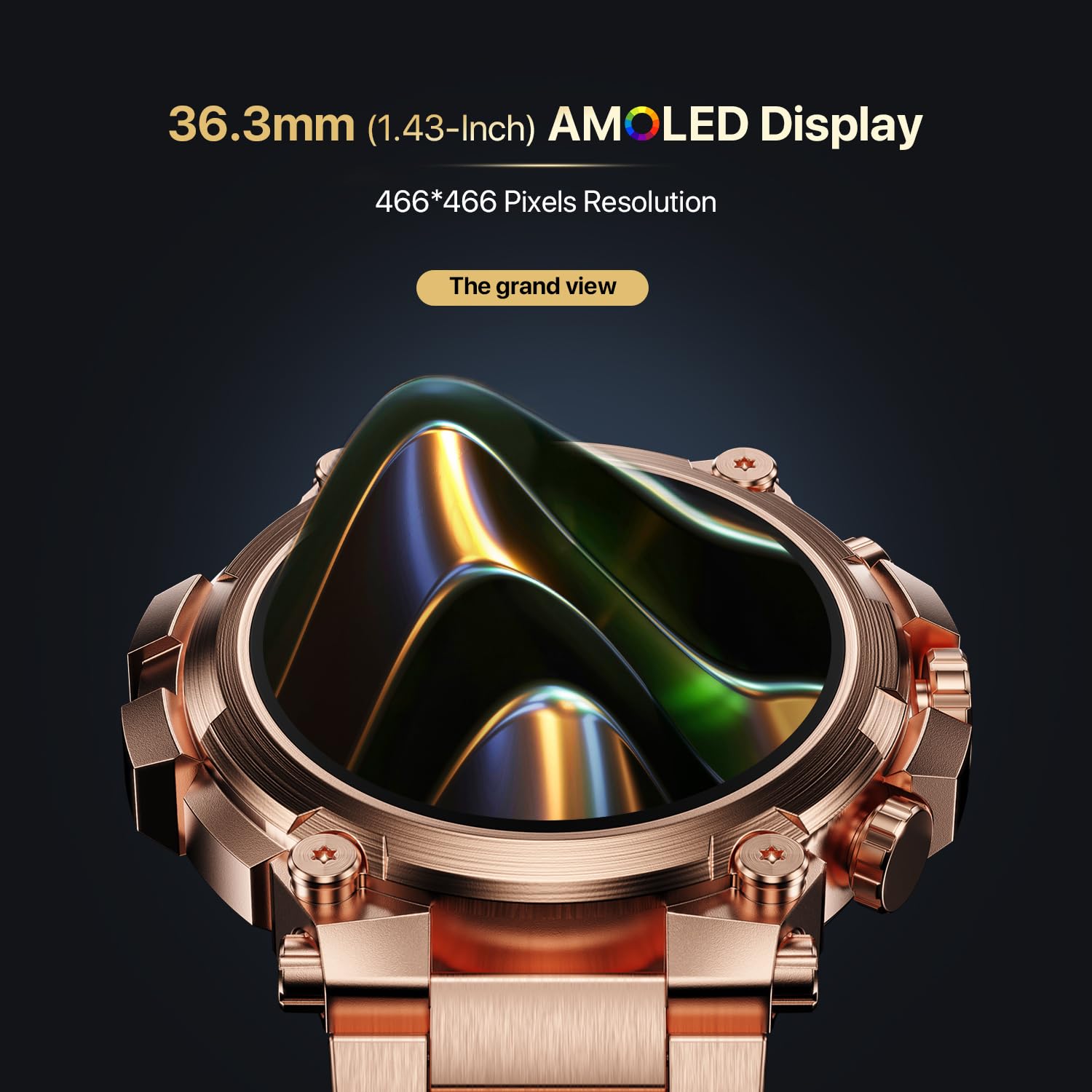 Fire-Boltt Dominian 36.3mm AMOLED Display - Unboxed