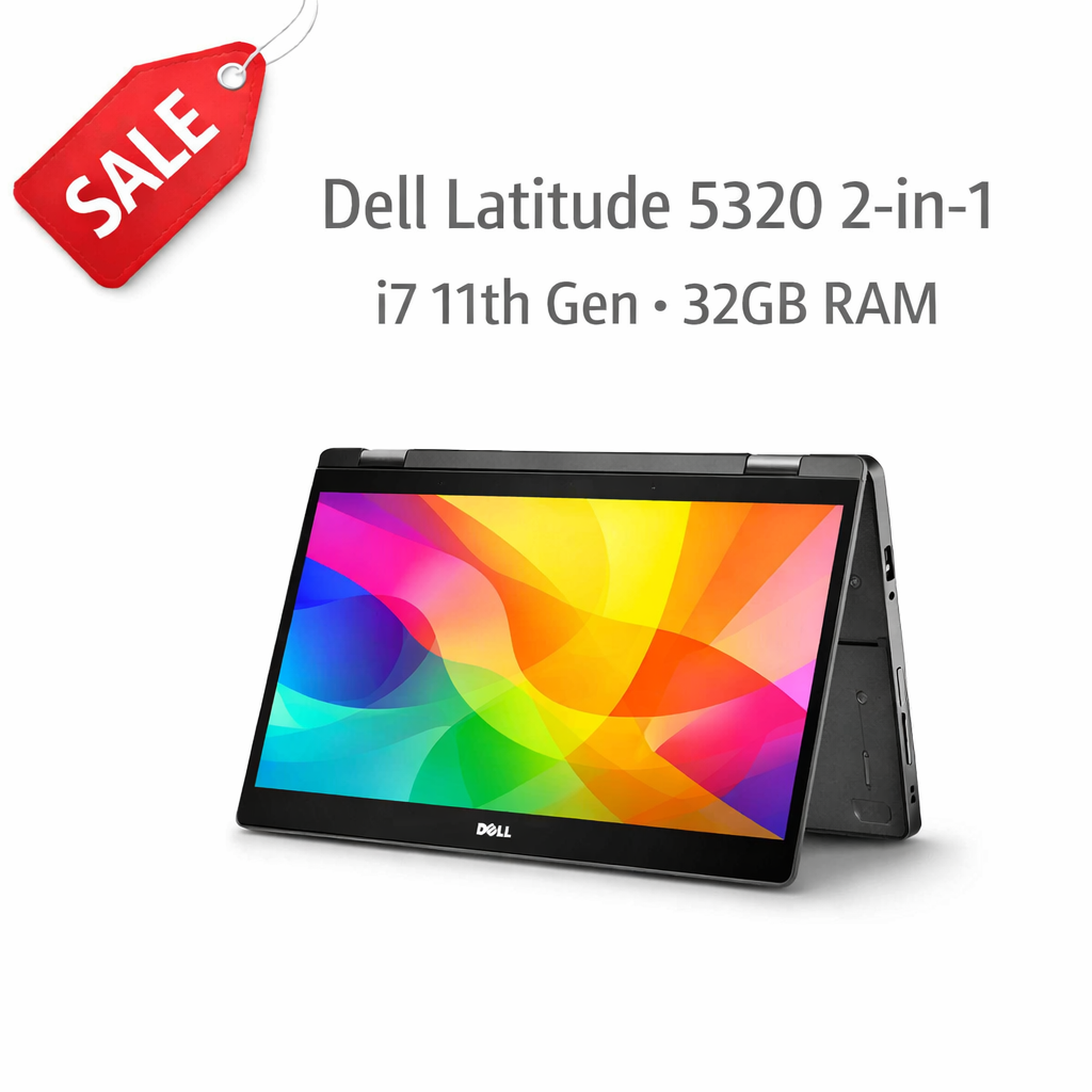 Dell latitude 5320 (Touch) 360 - i7 11th gen G7 processor 32gb ram