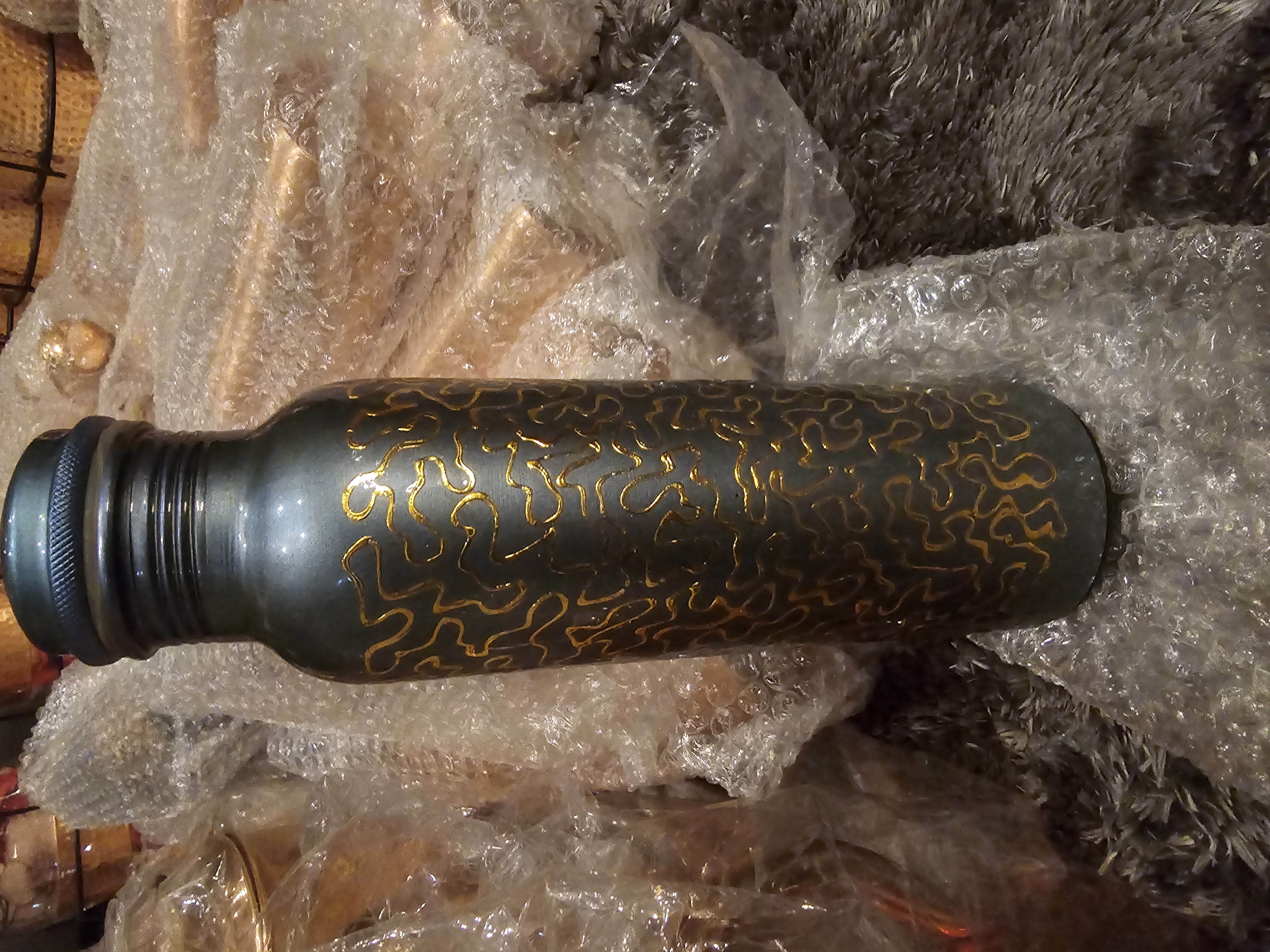 Printed Copper Water Bottle - NK Enterprise