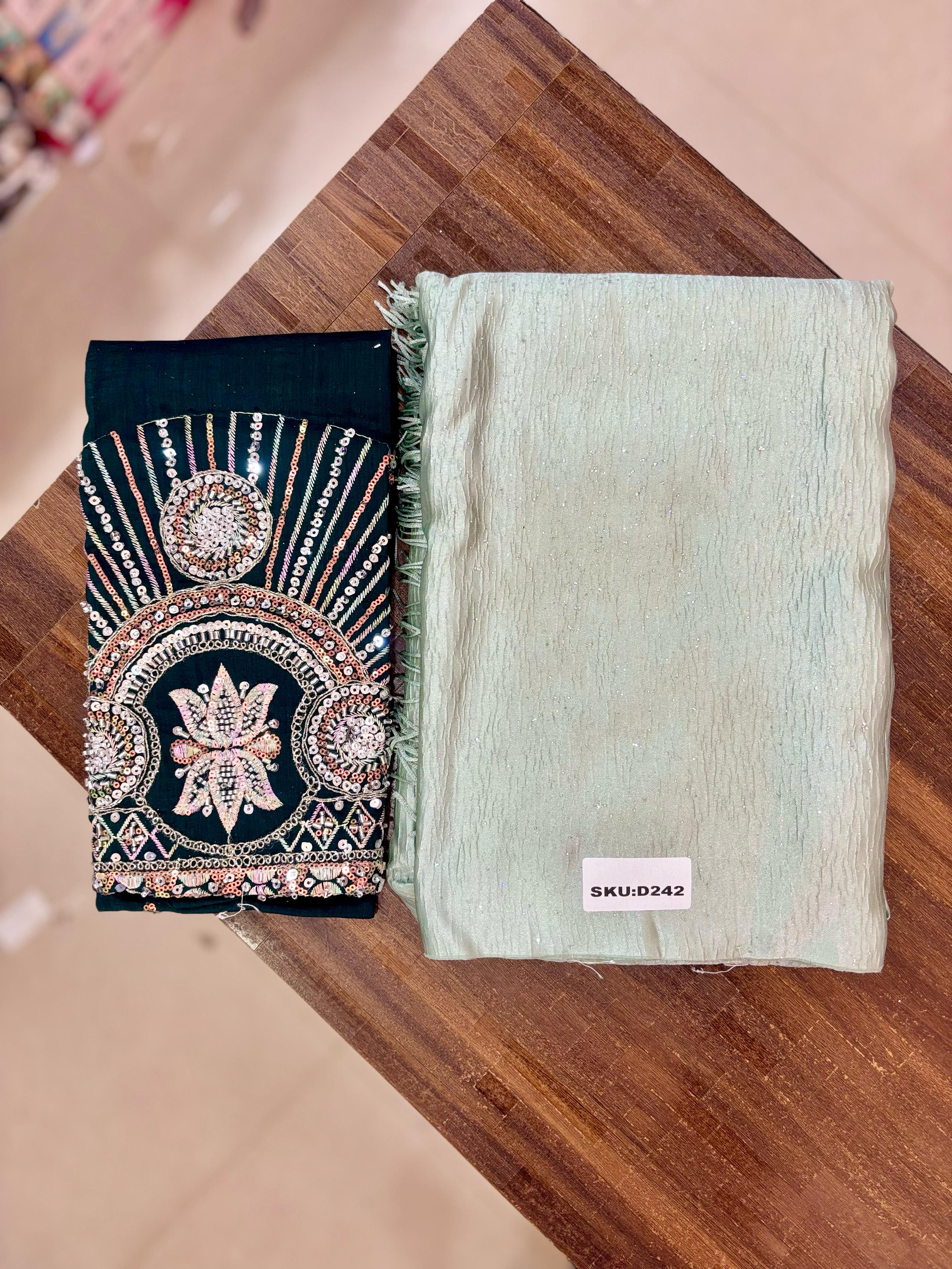 sarのみ 50枚まとめ Organza Silk Saree at ₹ 1999/piece | ऑर्गेंजा साड़ी