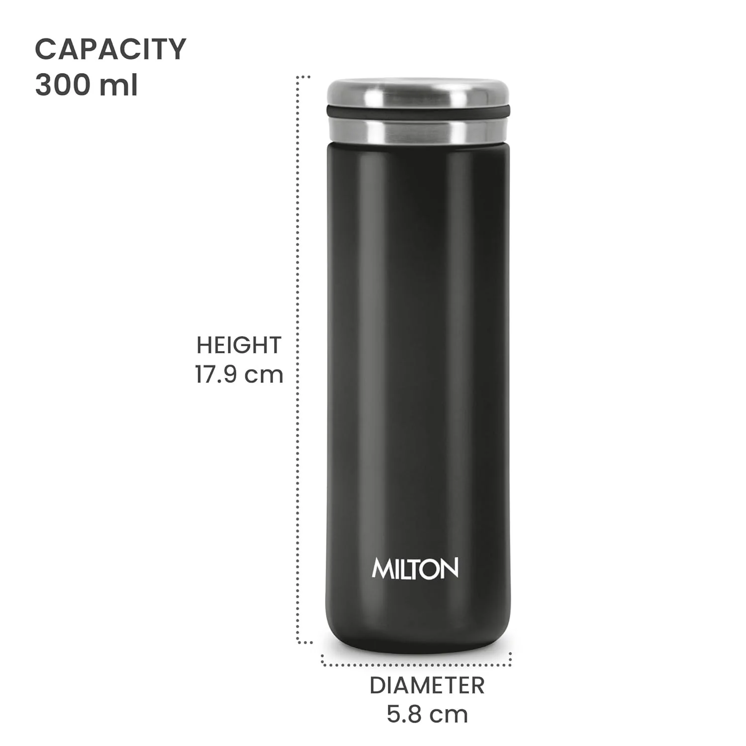 Milton Shiny Thermosteel Bottle Stay Hydrated On The Go