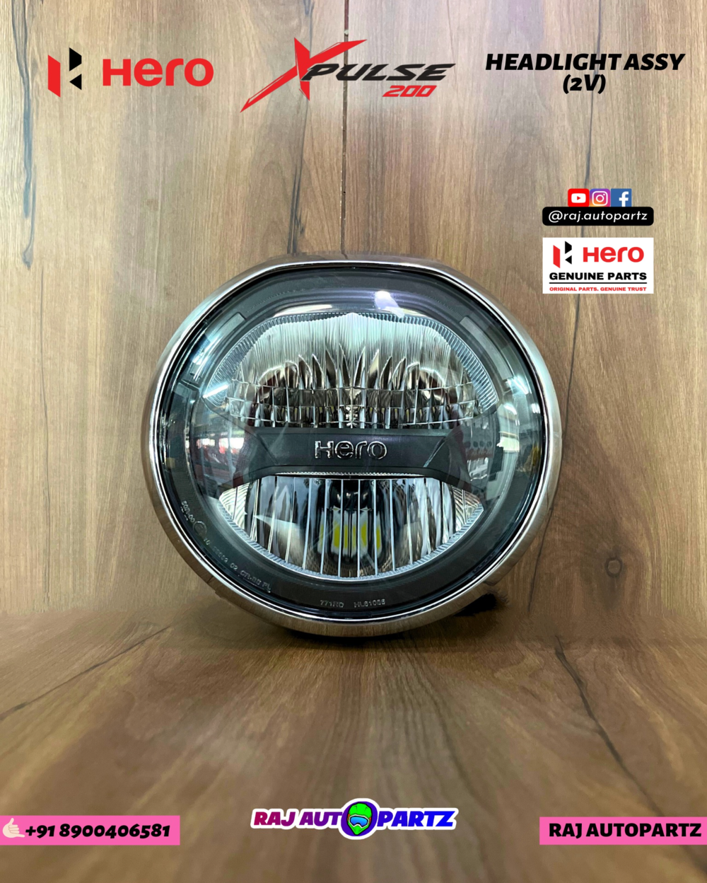 HERO XPULSE 200 2V/4V/200T Headlight Assembly HERO GENUINE PARTS