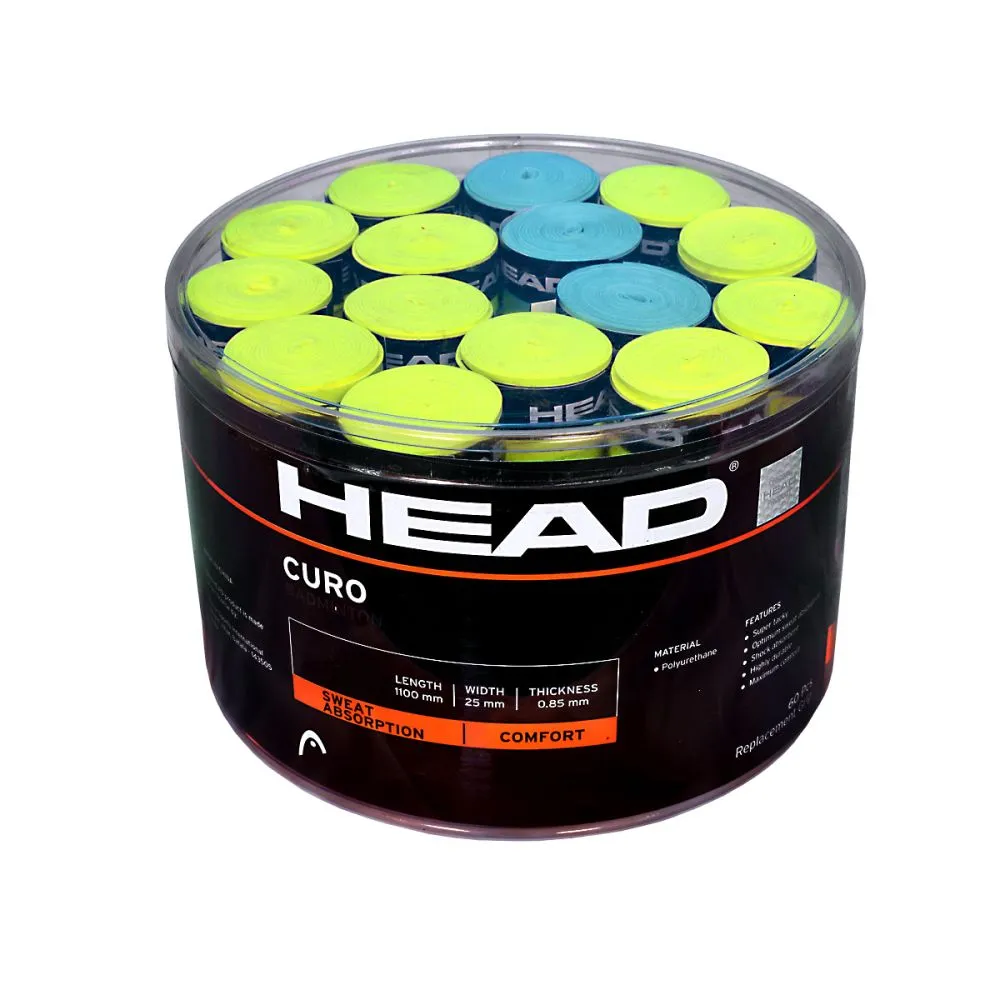 Head Sure Grip Head Curo (Over Grip) - Assorted - Warrior Sports (India)
