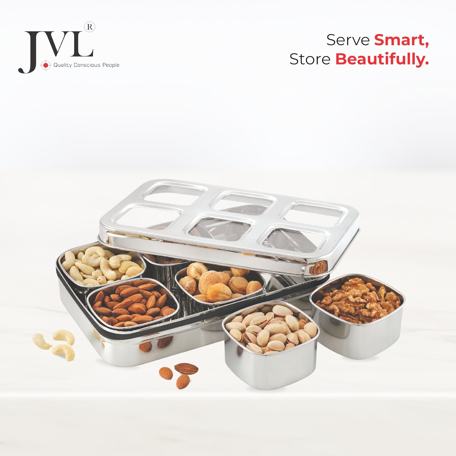 JVL Vista Dry Fruit Tin - Premium Quality & Freshness