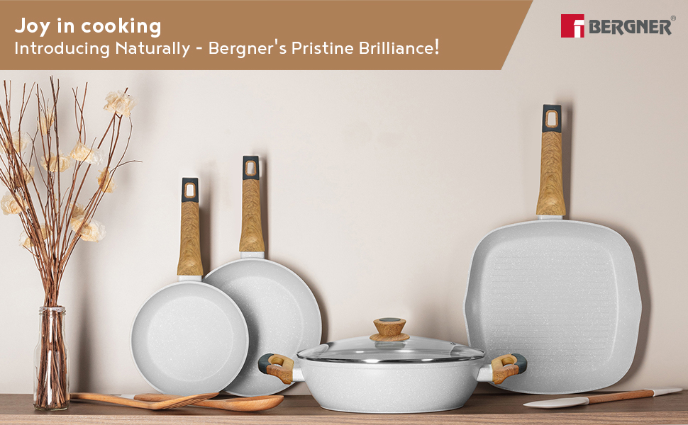 Bergner NonStick Tawa/Dosa Pan with Free Trivet