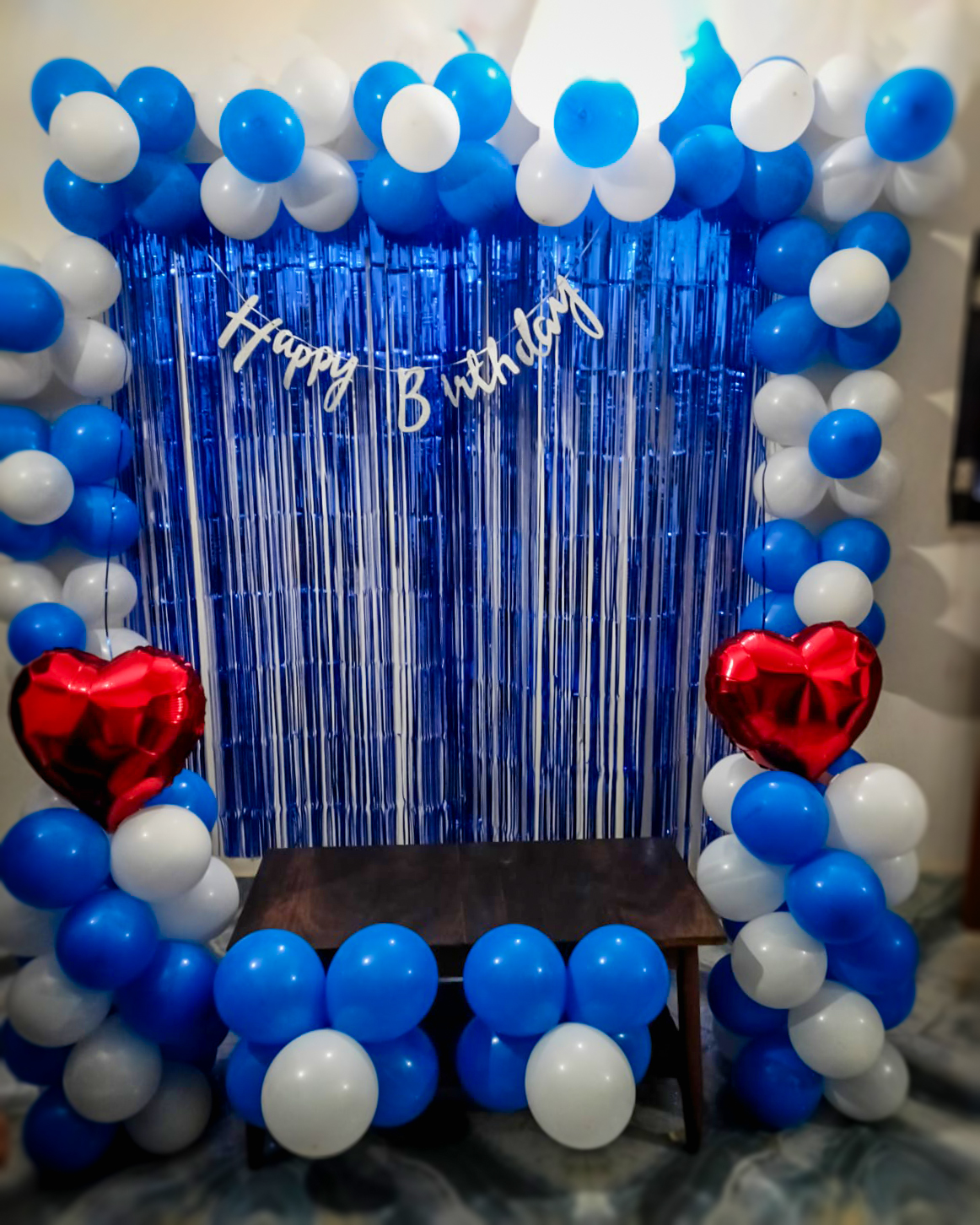 Blue Bliss Birthday Balloon Decoration Kit