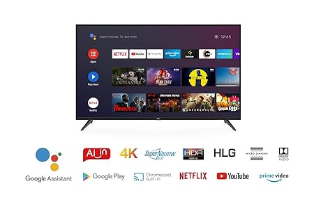 TCL 43P8 43'' AI 4K UHD Android Smart LED TV Unboxed