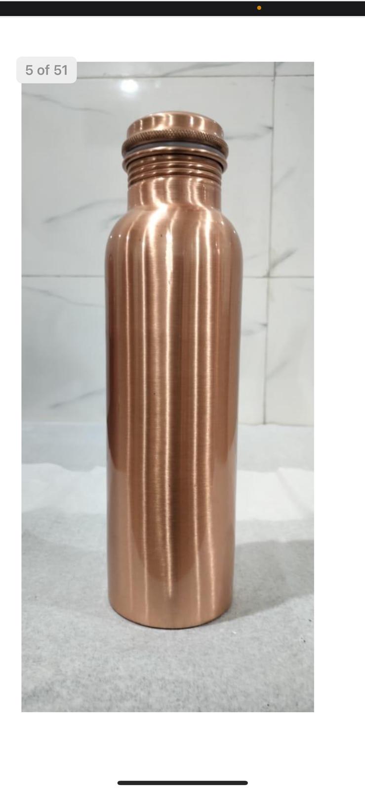 Design Copper Water Bottle - NK Enterprise