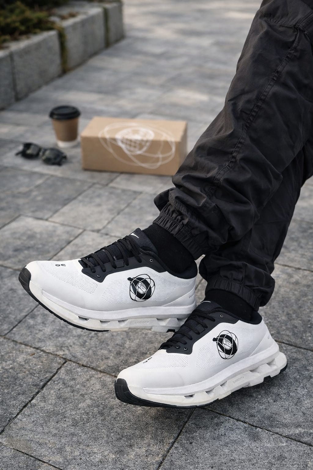Kith X On Cloudzone White Black First Copy Premium Quality - Shopistic