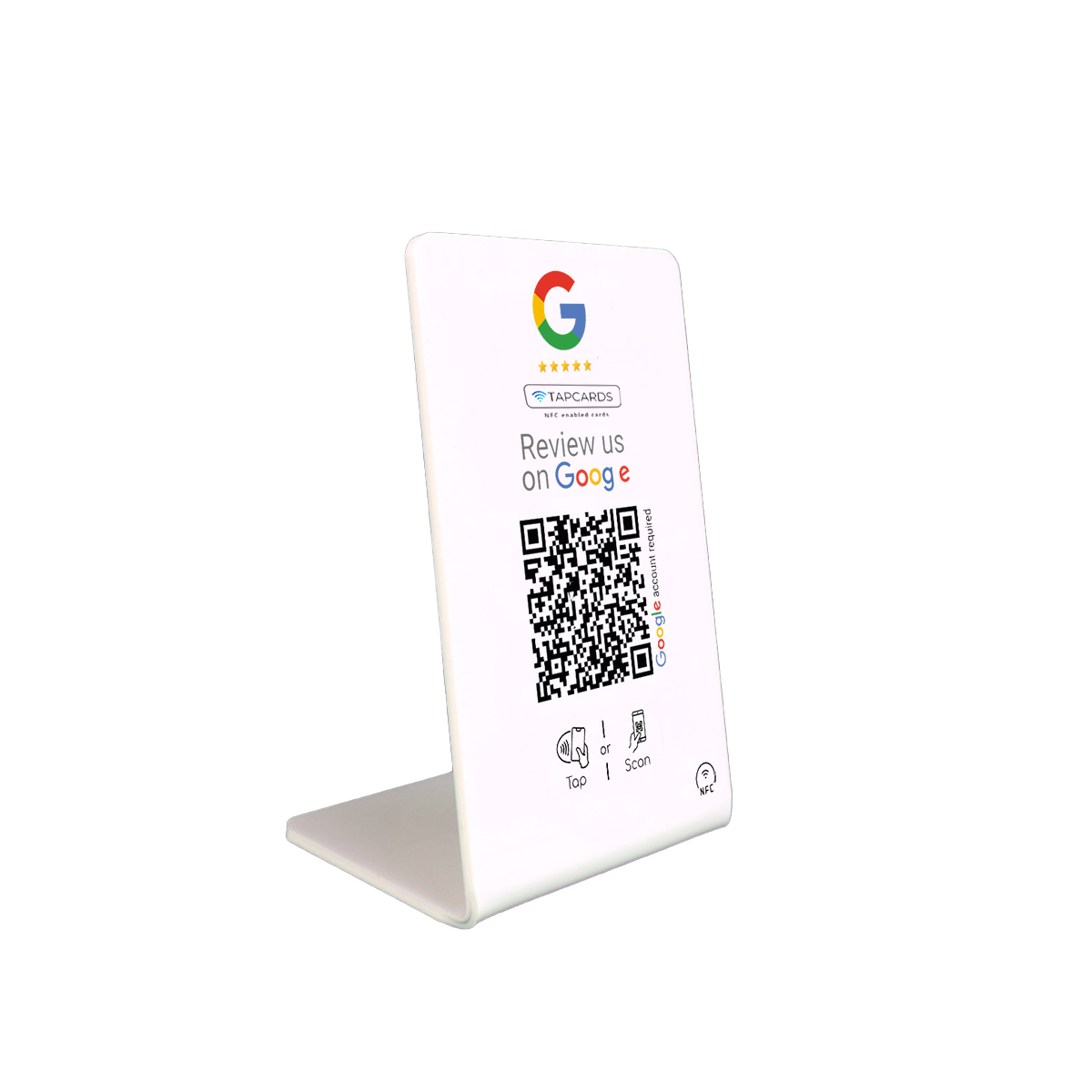 2X TAPCARD Google Review Card - Contactless Review Cards - TAPCARDS