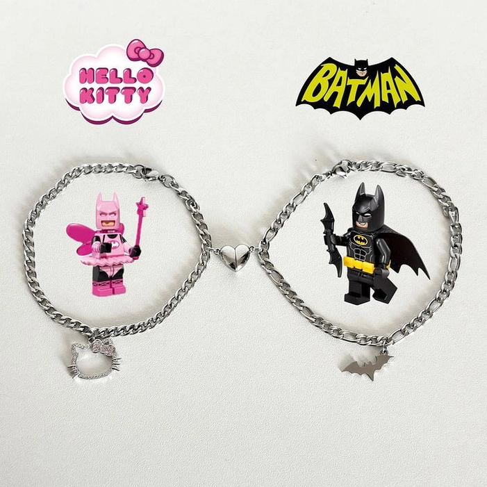 Batman X hello kitty sterling steel chain - KNYARi