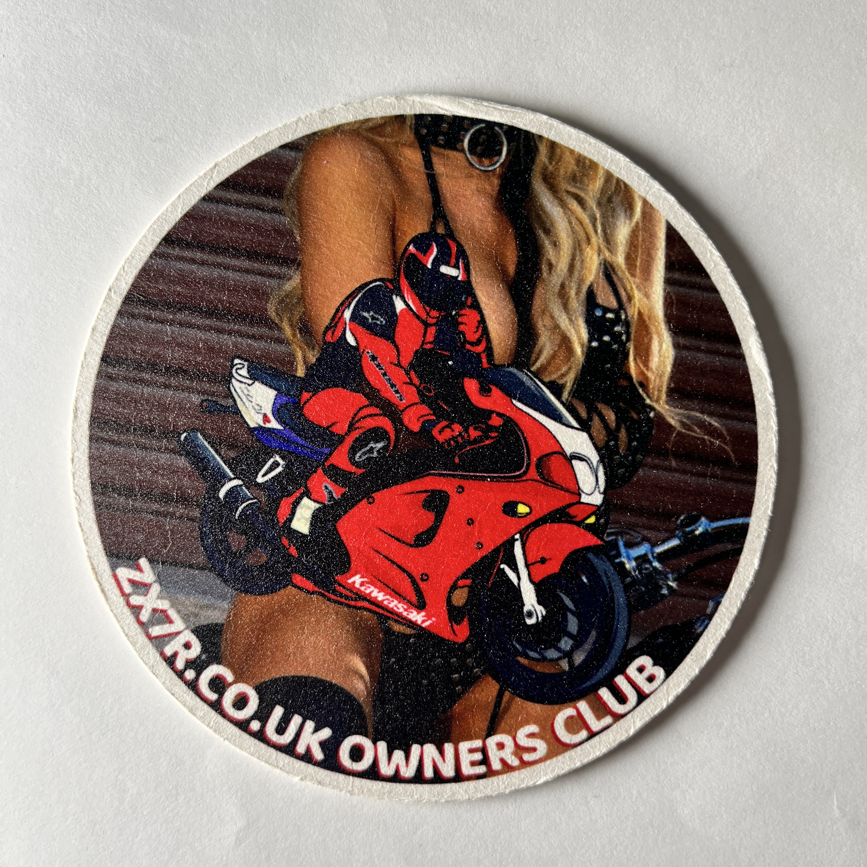 Premium 9.5cm RED ZX7r Coasters - Enhance Your Decor