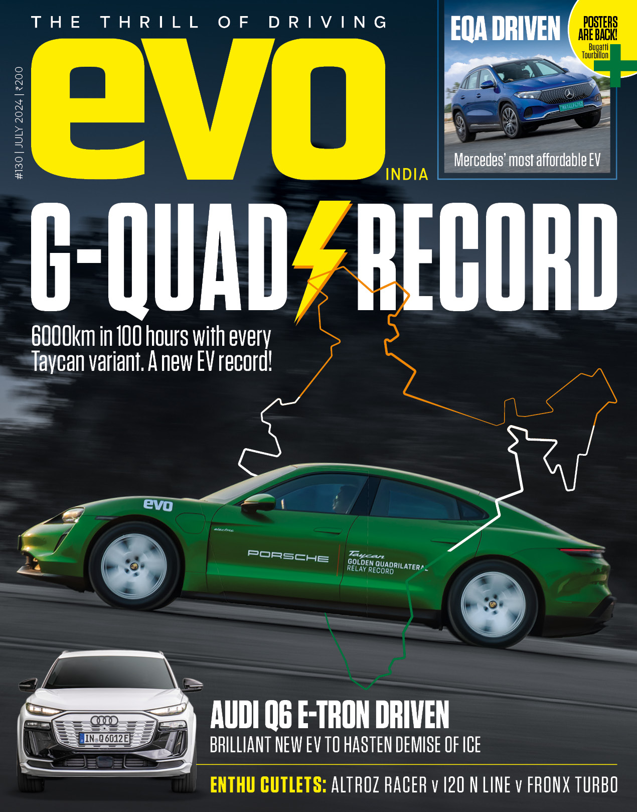 EVO India: July 2024 Issue (Get a big Poster Free!) - 100kmph