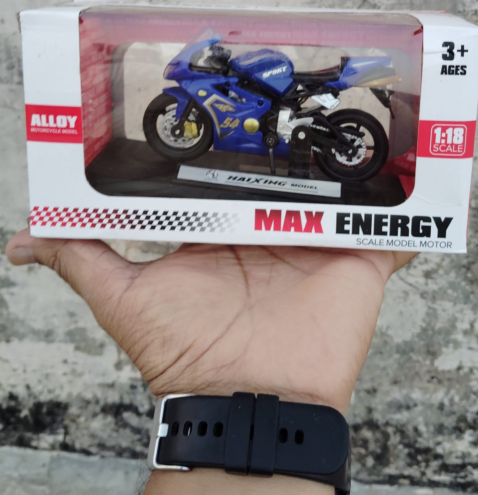 Metal Scale 1/18 model Bike toy