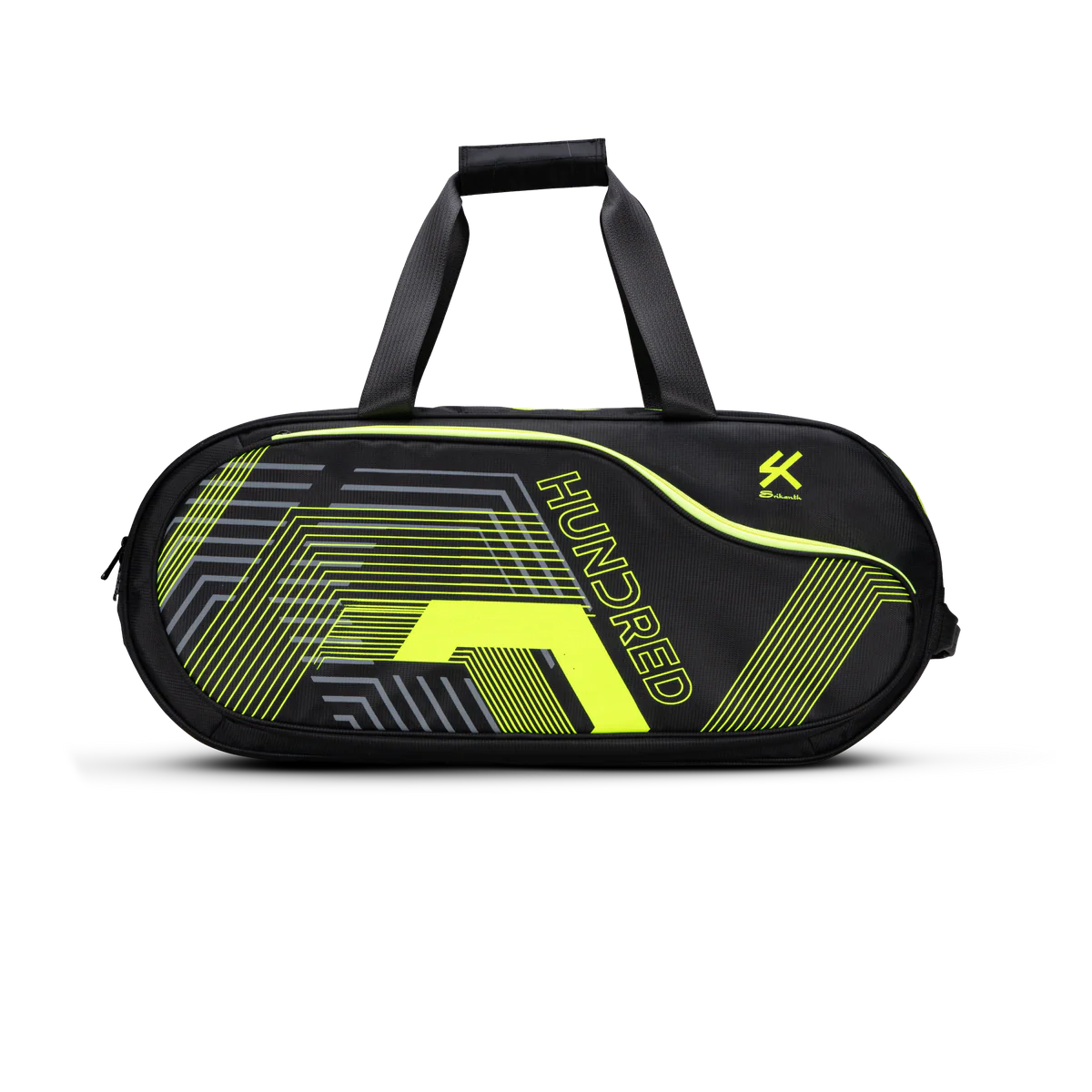 Hundred Matrix Rectangular Kitbag - (Black/Lime) - (5M220