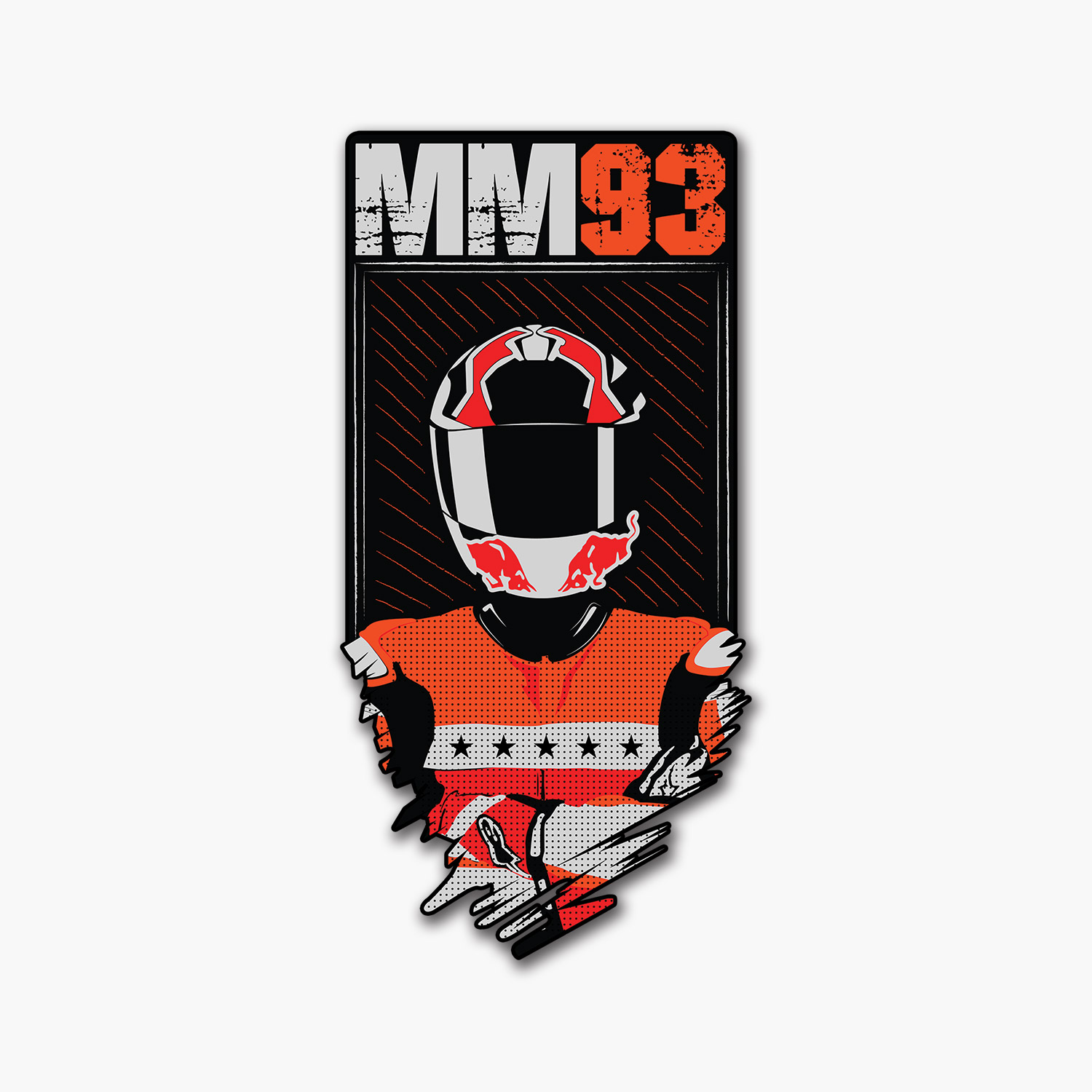 Mm03 Sticker MM93 -Sticker: High-Quality, Durable & Stylish