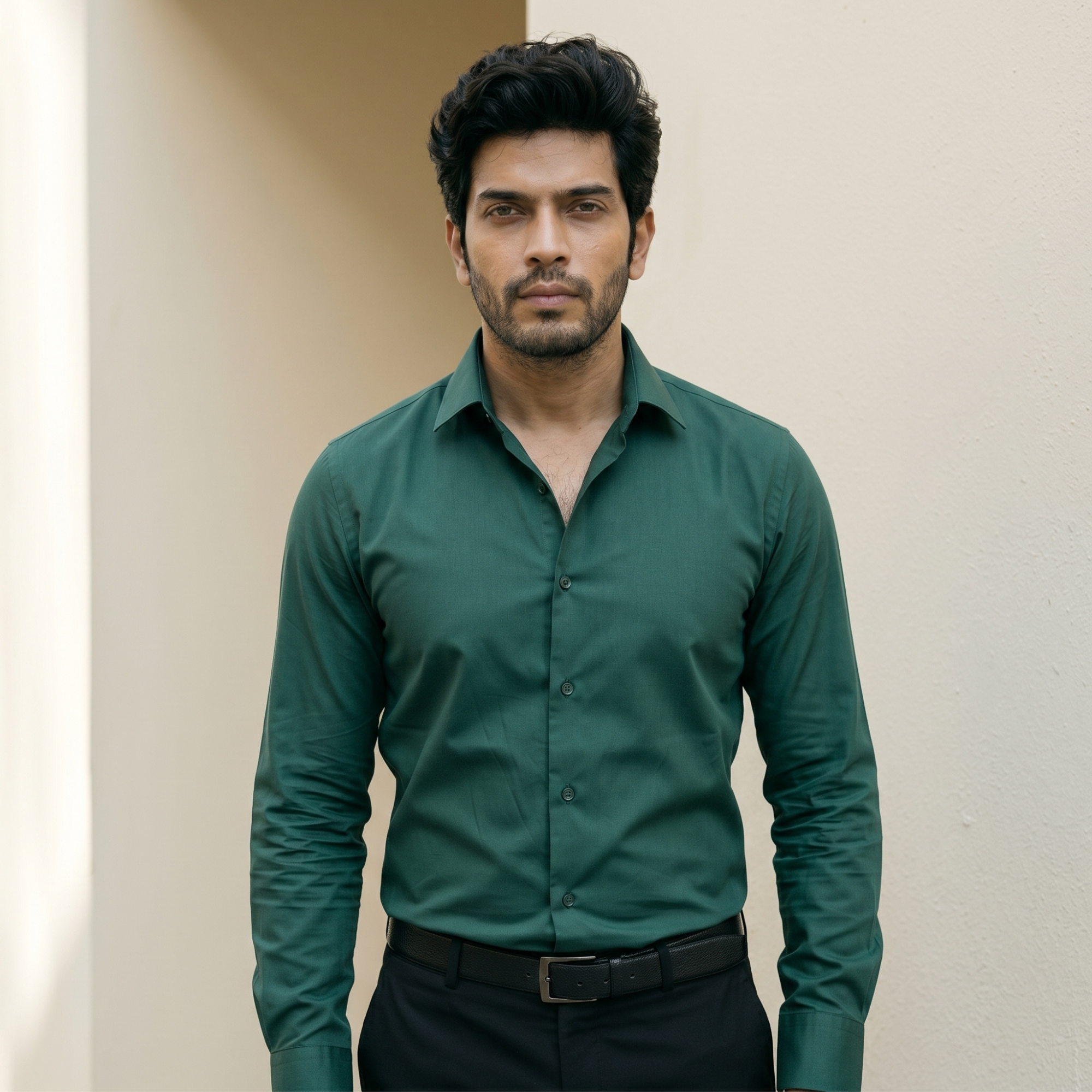 Green Shirt Matching Pant for Men | Formal Combo