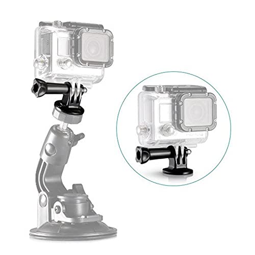 PHOTOMAX Tripod Mount Monopod Adapter with Screw Compatible with Gopro SJCAM, YI, EKEN and All Other Action Cameras