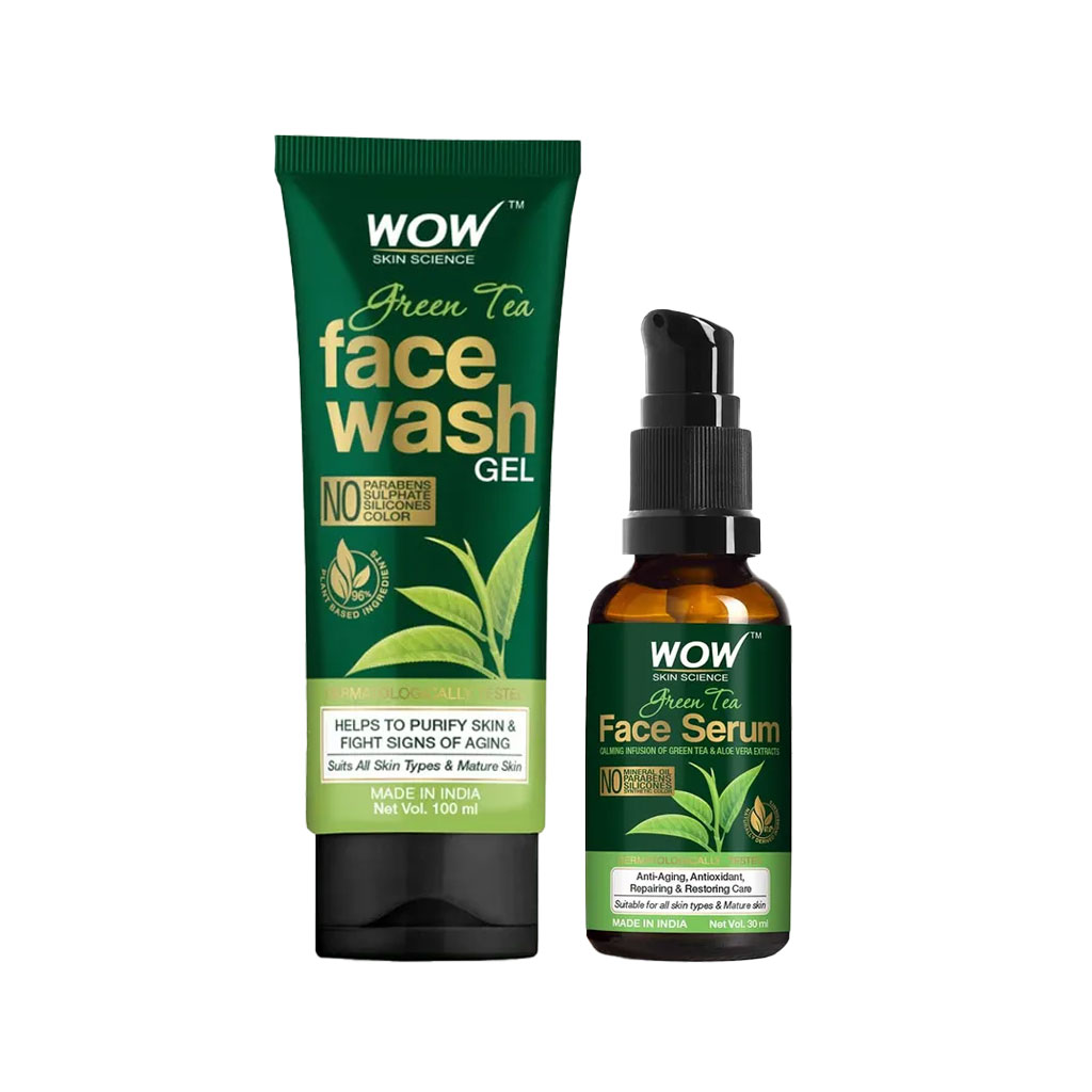 Green Tea Face Wash & Green Tea Serum