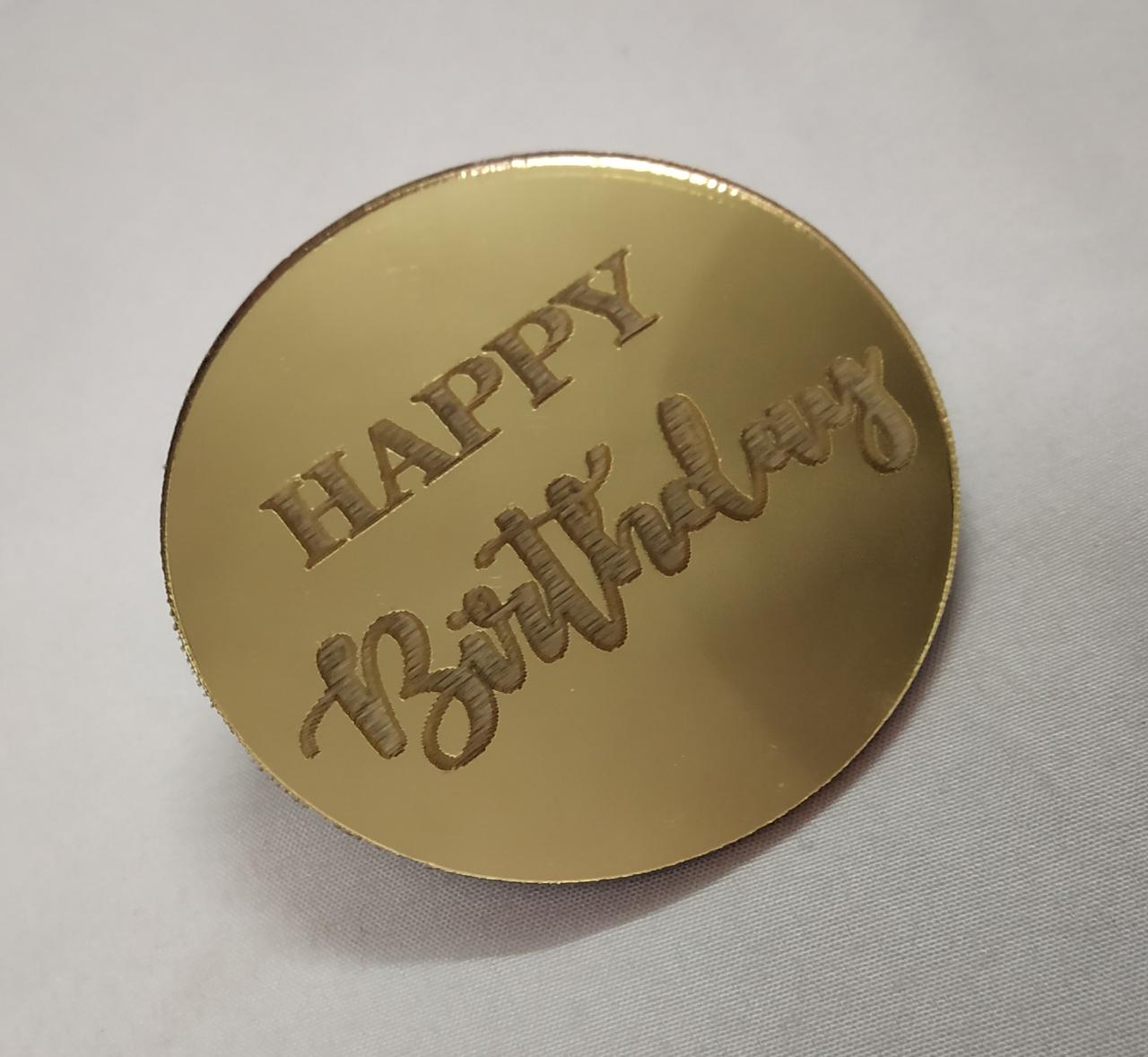 3PCS Happy Birthday Cake Commemorative Coin Gift Medallion Gold Challenge  Coins | eBay