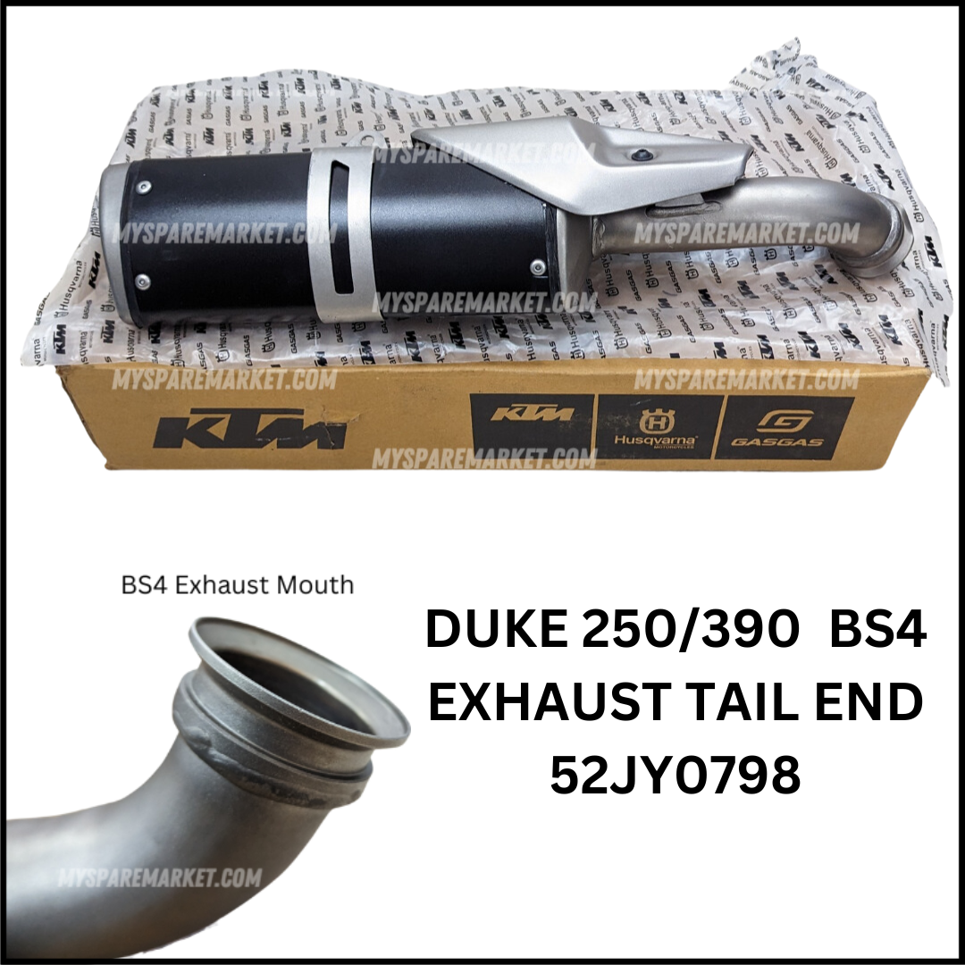 Exhaust Tail End - BS4 Duke 250/390 (52JY0798) - MySpareMarket