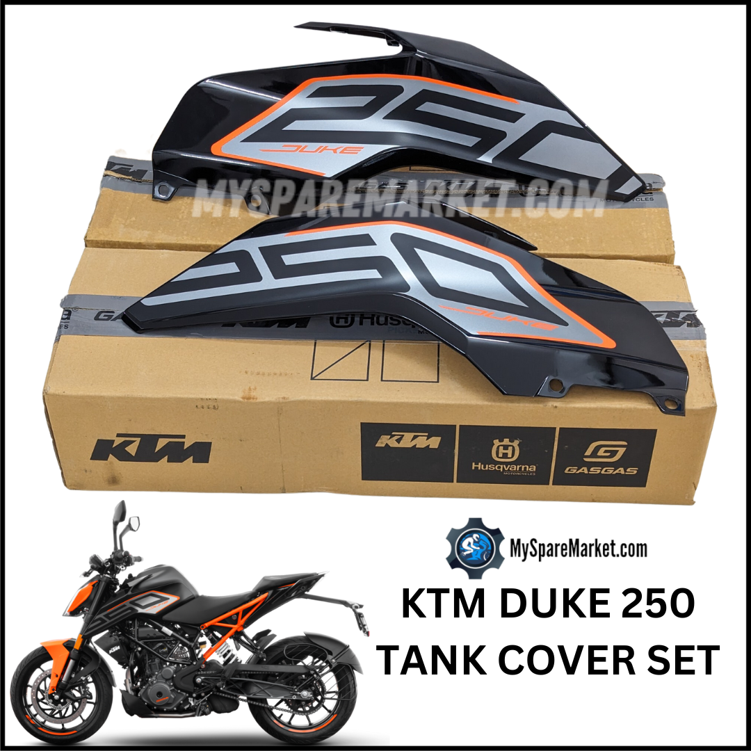 DUKE 250 TANK PANNEL 2023 version Glossy Black MySpareMarket